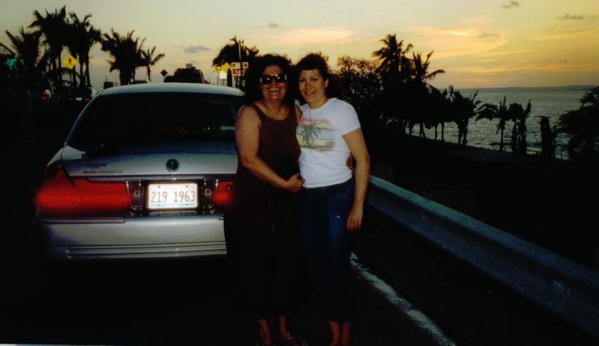 Check the sun set in the Key West.&nbsp; That's my mom.&nbsp; We were here with my Uncle Mario and Roya