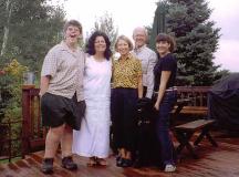 My Mom visiting us in Colorado