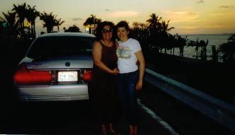 Check the sun set in the Key West.  That's my mom.  We were here with my Uncle Mario and Roya